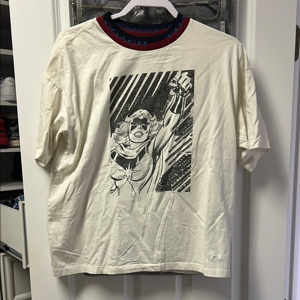 Coach Captain Marvel rare tshirt